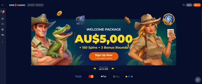 Nine Casino Interface